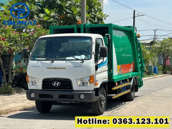Xe Ép Rác 9 Khối Hyundai Mighty W11S - Hình ảnh 9