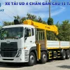 Xe Tải UD 4 Chân Gắn Cẩu SOOSAN 15 Tấn