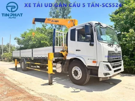Xe Tải UD Gắn Cẩu 5 Tấn SCS524