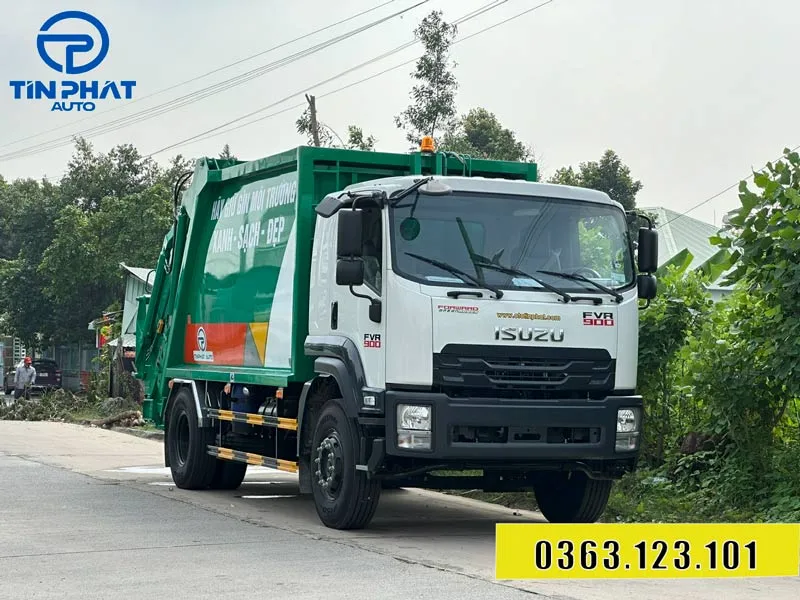 Xe Ép Rác 14 Khối Isuzu Fvr -Mới Nhất 2025
