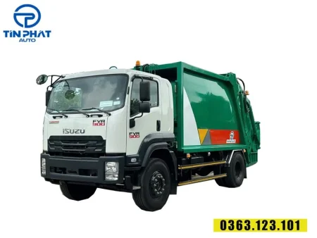 xe ép rác 14 khối isuzu mới