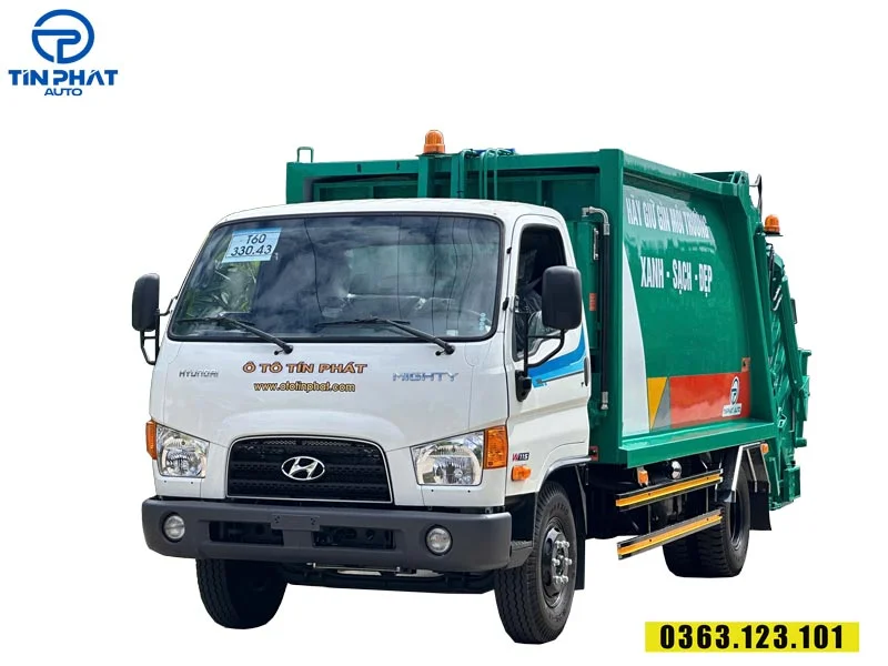 xe ép rác 9 khối hyundai mới