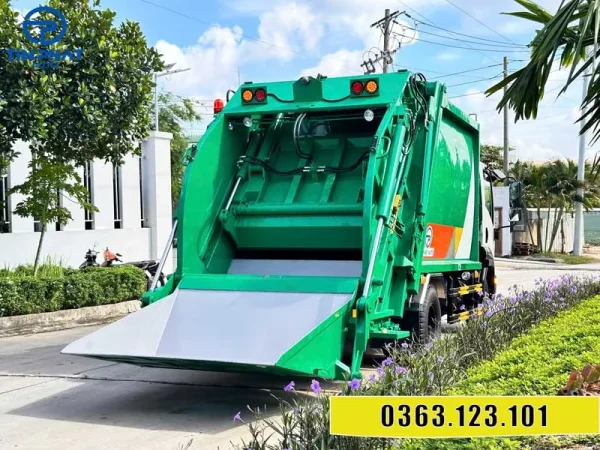 Xe Ép Rác Isuzu 9 Khối FRR650 - Hình ảnh 3