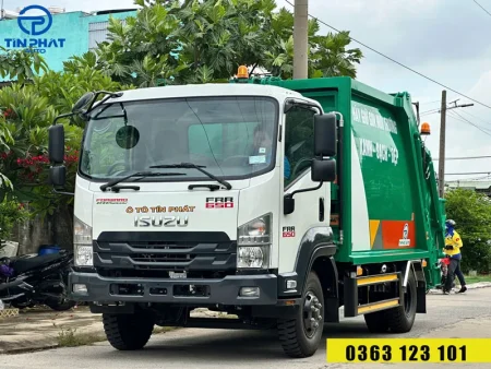 xe ép rác isuzu 9 khối