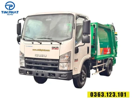 xe ép rác 4 khối isuzu mới
