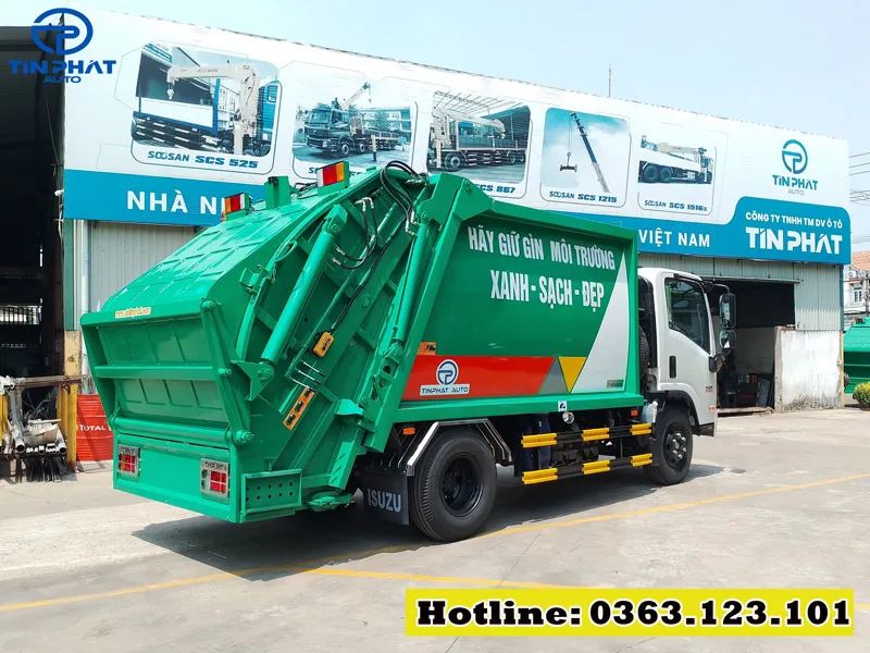 xe-ép-rác7-khối-isuzu-nqr-máng-xúc