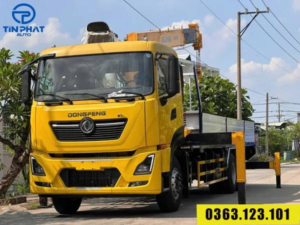 Xe Tải Dongfeng 3 Chân Gắn Cẩu Soosan 8 Tấn- ô tô tín phát