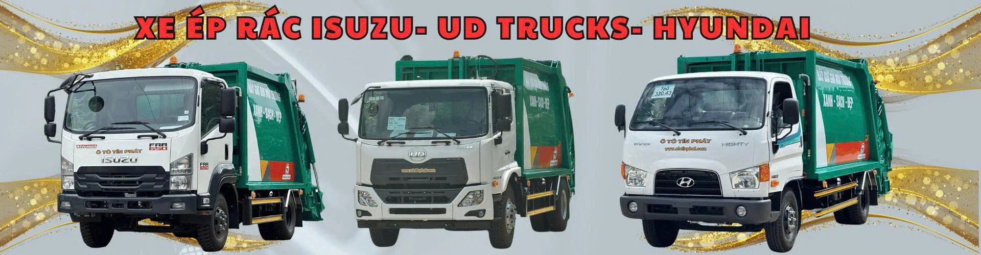 Xe ép rác Isuzu UD Trucks Hyundai
