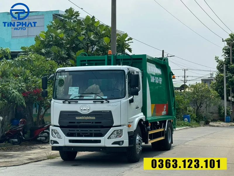 xe ép rác ud trucks 14 khối - mới nhất 2025