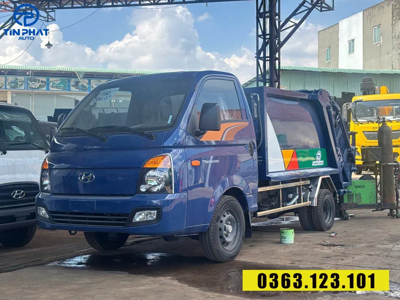 Xe Ép Rác 2.5 Khối Hyundai H150- ô tô tín phát