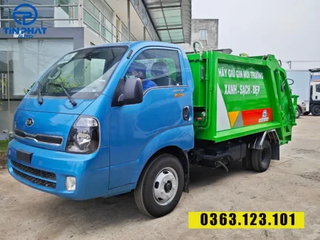 xe ép rác 3 khối Thaco Kia 250