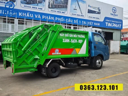 xe ép rác 3 khối Thaco Kia 250- có sẵn, giao ngay
