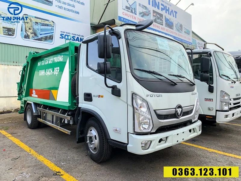 xe ép rác 6 khối thaco linker- mới nhất 2025