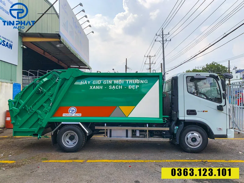 xe ép rác 6 khối thaco linker- ô tô tín phát.