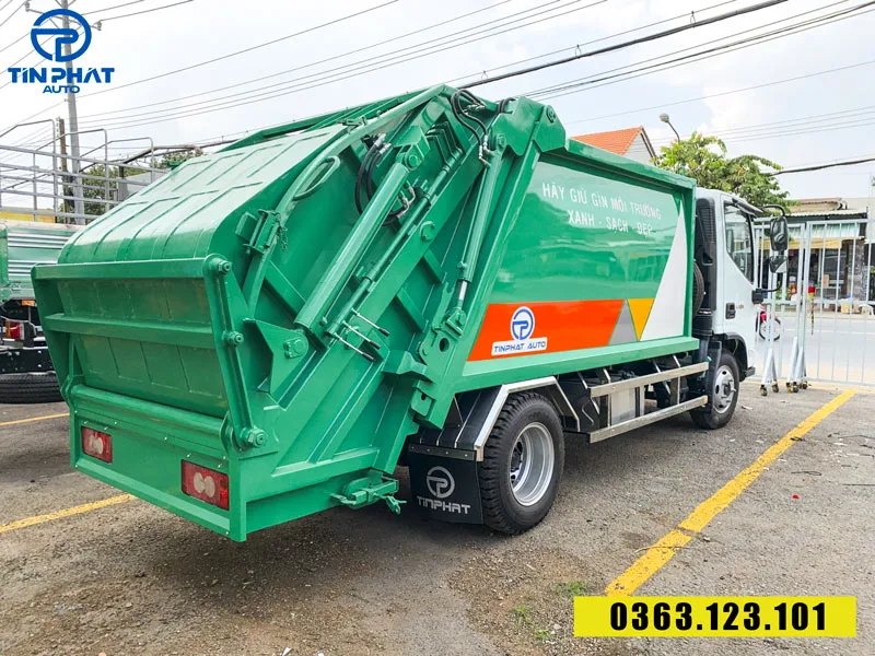 xe ép rác 6 khối thaco linker- 1.950 kg
