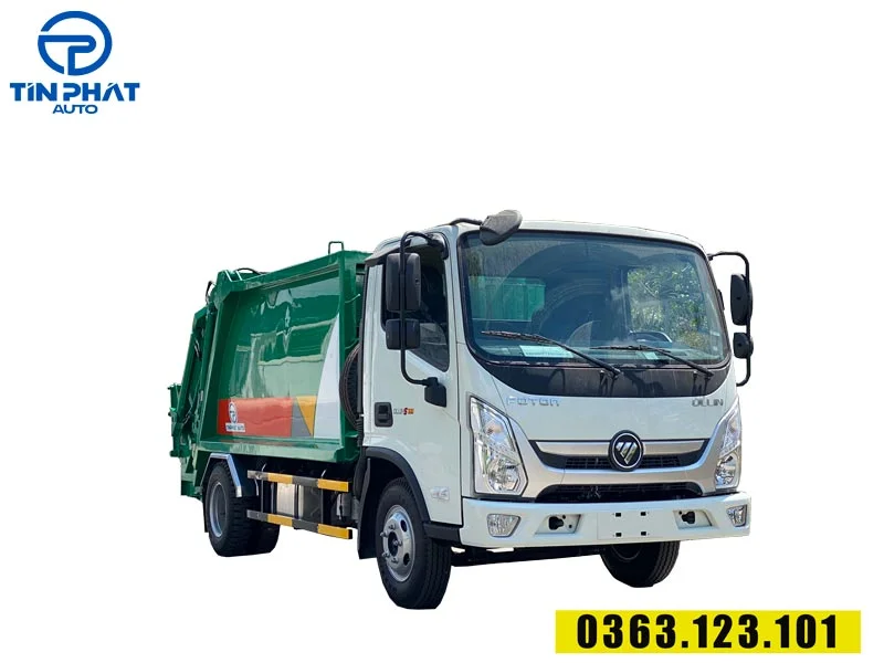 xe ép rác 6 khối thaco mới