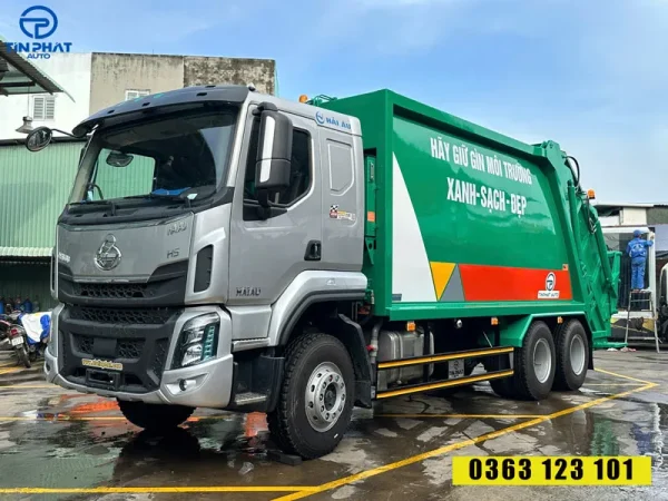 Xe Ép Rác 22 Khối Chenglong H5 – Máng Xúc. - Ảnh 11