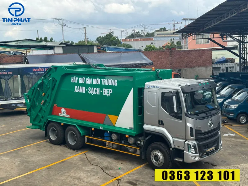 xe ép rác 22 khối chenglong h5- mới nhất 2025