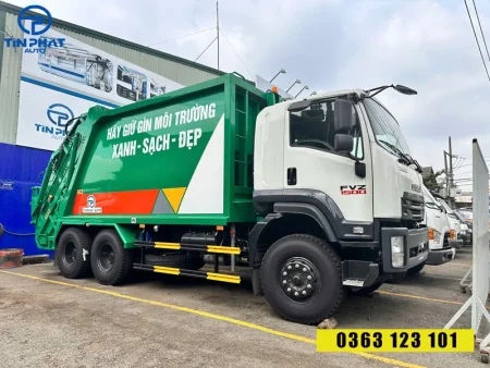 Xe Ép Rác 22 Khối Isuzu Fvz