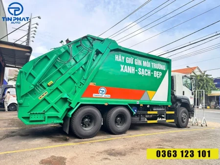 Xe Ép Rác 22 Khối Isuzu Fvz- 10 tấn