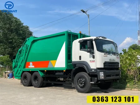 Xe Ép Rác 22 Khối Isuzu Fvz- xe có sẵn, giao ngay