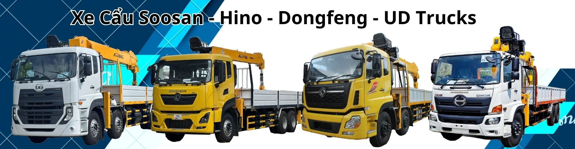 Xe Cẩu Soosan - Hino - Dongfeng - UD Trucks