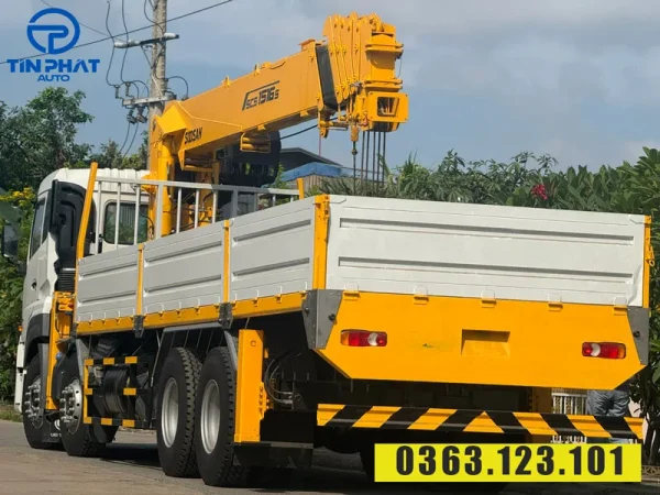 XE UD 4 CHÂN GẮN CẨU SOOSAN 15 TẤN- TẢI TRỌNG: 9.900 KG