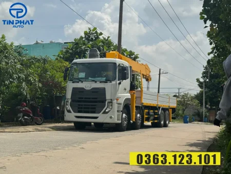 XE UD 4 CHÂN GẮN CẨU SOOSAN 15 TẤN- TẢI TRỌNG: 9.900 KG
