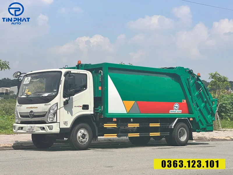 xe ép rác 12 khối thaco s720- bảo hành 3 năm