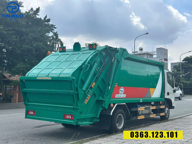 xe ép rác 12 khối thaco s720- Tải trọng: 4.800 kg