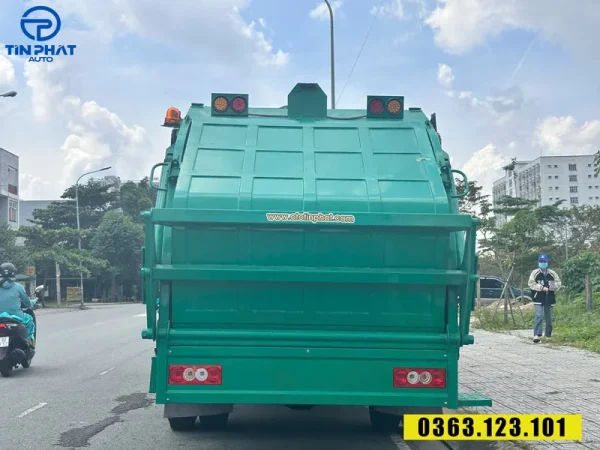 Xe Ép Rác 12 Khối Thaco S720- Máng Xúc. - Ảnh 6