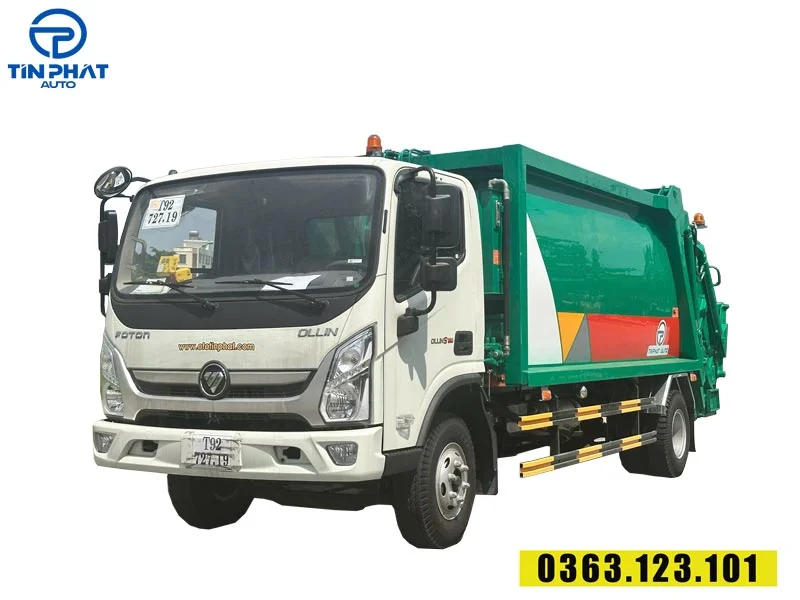 xe ép rác 12 khối thaco mới