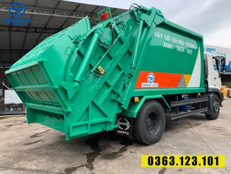 xe ép rác hino 14 khối có sẵn