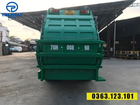 Xe cuốn ép rác 6 khối Hino 3 tấn