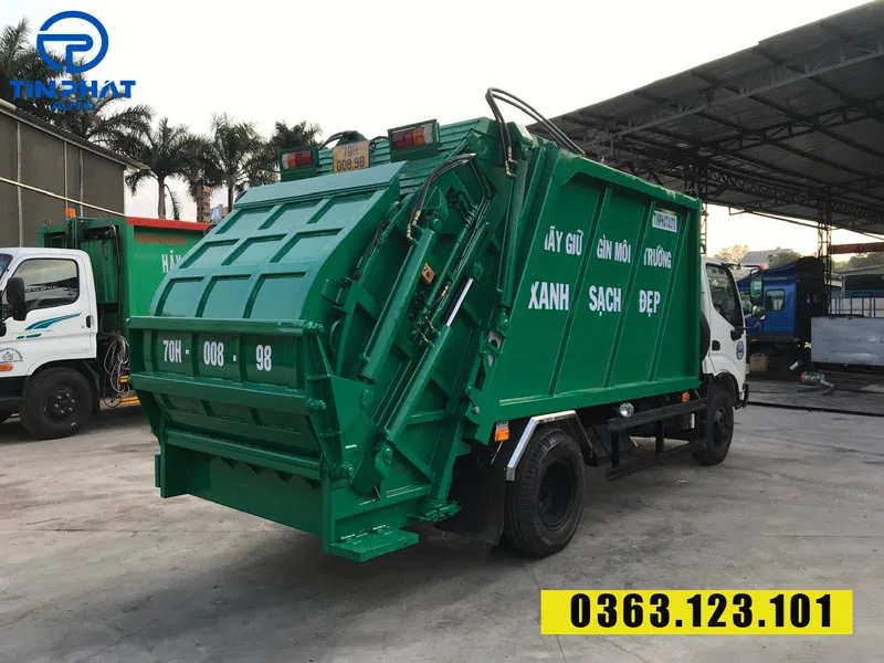 Xe cuốn ép rác 6 khối Hino - Ô Tô Tín Phát