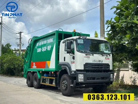 xe cuốn ép rác 22 khối isuzu fvr - xe có sẵn