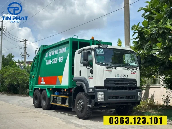 xe cuốn ép rác 22 khối isuzu fvr - xe có sẵn