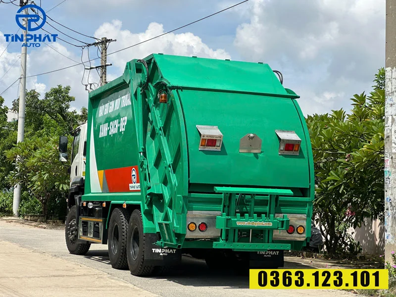 xe cuốn ép rác 22 khối isuzu- E5 mới nhất