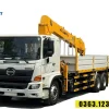 xe tải Hino Fm gắn cẩu Soosan 8 tấn 7 khúc- Hino bảo hành 7 năm trên toàn quốc, cần cẩu Soosan bảo hành 2 năm.