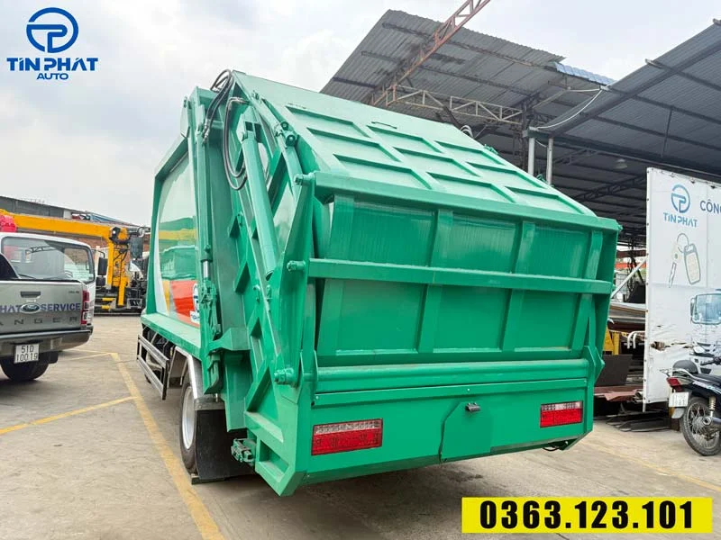 xe ép rác 12 khối Thaco - Tải 5.5 tấn.