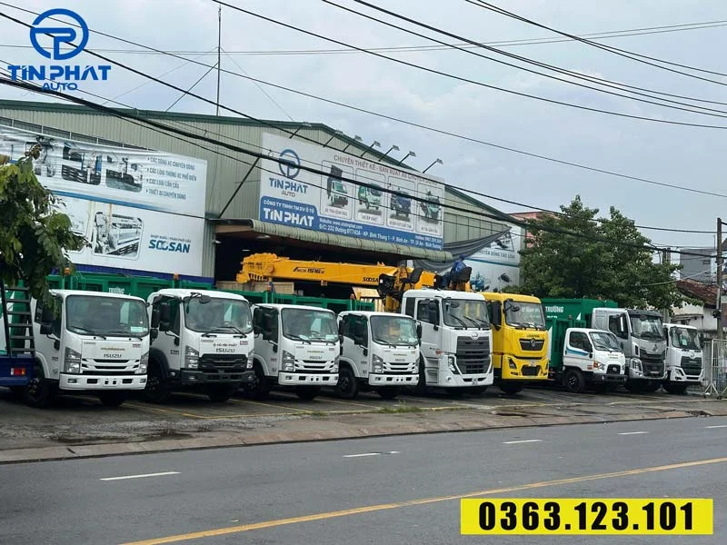 Ô Tô Tín Phát chuyên sản xuất xe ép rác